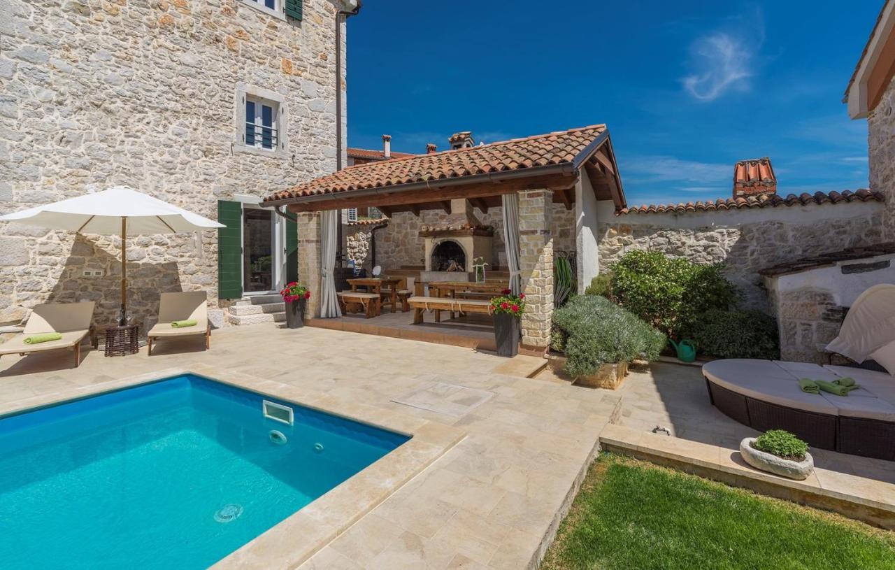 Beautiful Stone House - Villa Parentium With Private Pool Dračevac Exterior foto